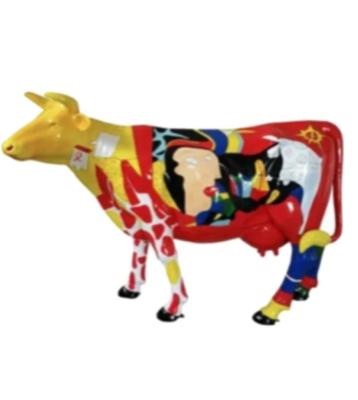 Statue en résine d'une vache Picasso L - 140 cm