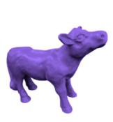 Statue Veau en résine Violet - 70 cm