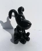 Statue Chien Funny Assis H-30cm