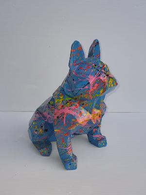 Statue Bulldog français Origami Splash 