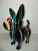 Sculpture Chihuahua S Trash ULTRA BRILLANT H-55cm