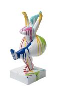 Sculpture  danseuse design NANA Trash Blanc - H 55cm