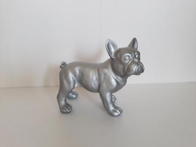 Statue en résine de Bulldog français - H 23 cm