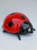 Coccinelle Géante Rouge et Noir - 50cm