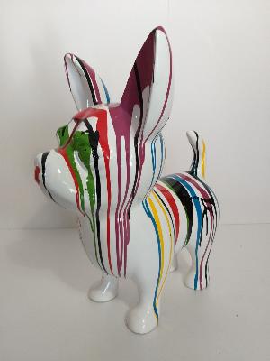 Sculpture Chihuahua S Trash ULTRA BRILLANT H-55cm