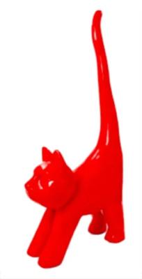 Sculpture En Résine Chat Rouge XXL - 210cm