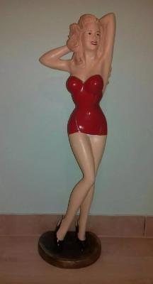 Statue Pin Up Vintage H-87cm