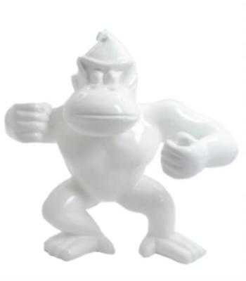 Statue en Résine Donkey Kong Blanc - 80cm 