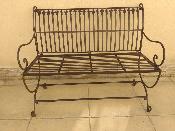 Banc Simple en Fer Forgé - 2 Places - PORT OFFERTE